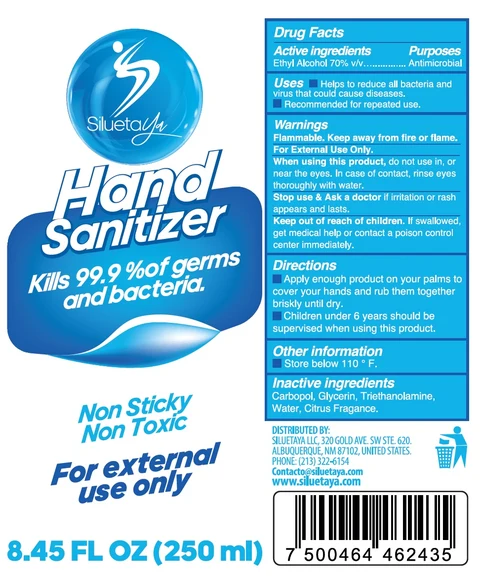 SiluetaYa Hand Sanitizer 포장