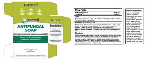 terrasil Antifungal Cleansing Bar 포장