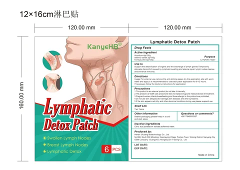 Lymphatic Detox Patch packaging