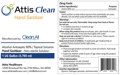 Attis Clean 포장