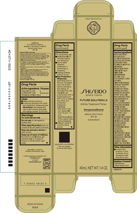 SHISEIDO FUTURE Solution LX INFINITE TREATMENT PRIMER 포장