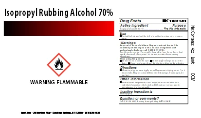 Isopropyl Rubbing Alcohol 70% 포장