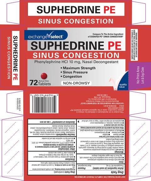 Suphedrine PE Sinus CongestionNon-Drowsy 포장
