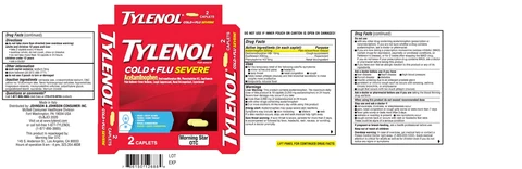 TYLENOL Cold Plus FluSevere 포장