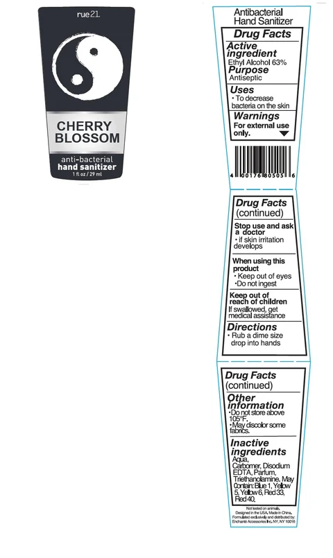 RUE21 Cherry Blossom Antibacterial Hand Sanitizer 포장
