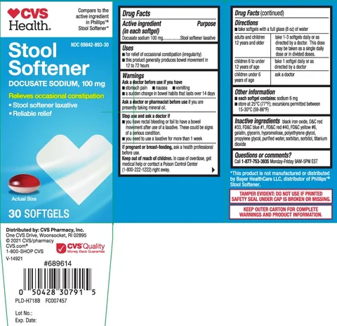 Stool Softener Laxative packaging