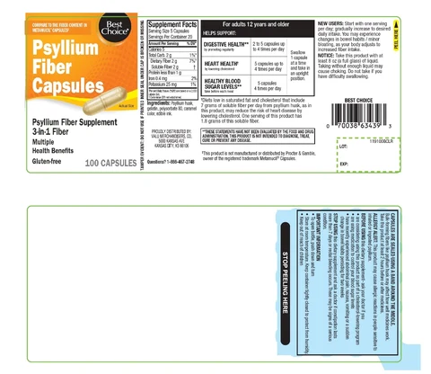 Best ChoiceFiber Laxative 포장