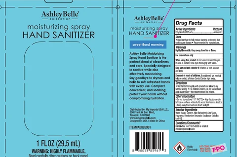 AshleyBelle Moisturizing Hand Sanitizer Sweet Floral Morning 포장