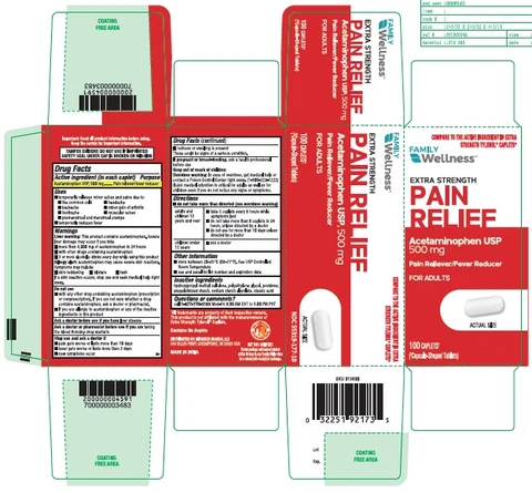 Acetaminophen 포장