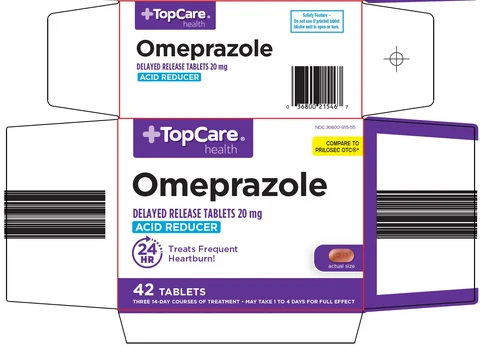 TopCare Omeprazole packaging