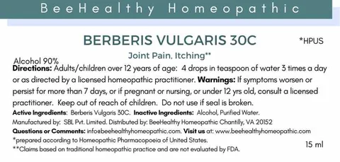 Berberis Vulgaris 포장