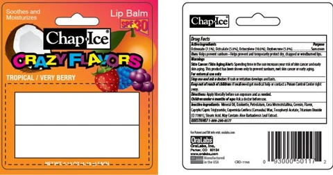ChapIce SPF 30 Lip Balm 포장