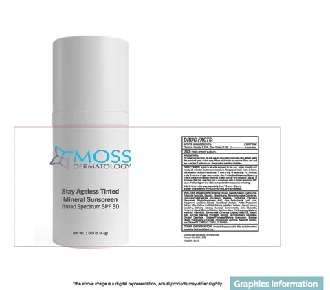 Stay Ageless Tinted Mineral Sunscreen Broad Spectrum SPF 30 packaging