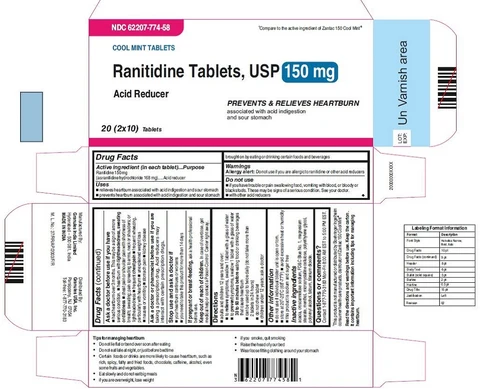 Ranitidinecool mint / Ranitidine 포장