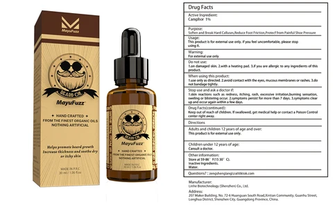 Beard Oil 포장