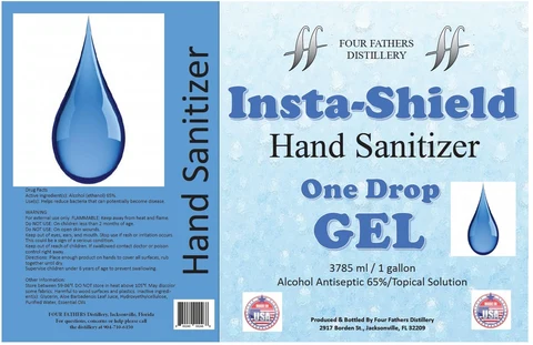 Insta-ShieldHand Sanitizer Gel packaging