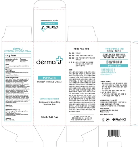 derma J PEPTASTIN INTENSIVE packaging