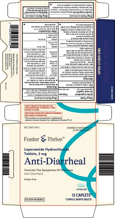 foster and thrive anti diarrheal packaging