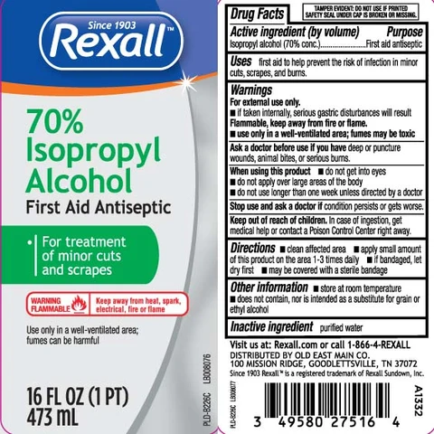 Isopropyl alcohol70 percent 포장