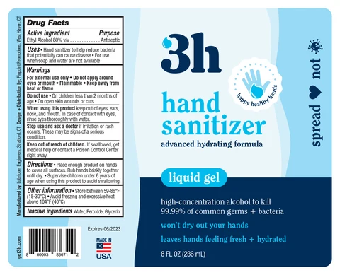 Hand Sanitizer packaging