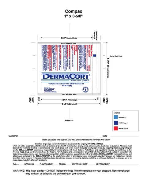 DermaCortAnti-itch 포장
