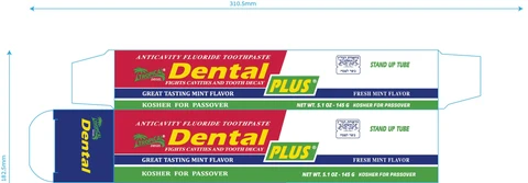 Dental Plus Fresh Mint Flavor 포장