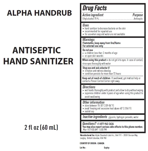 Alpha Handrub 포장
