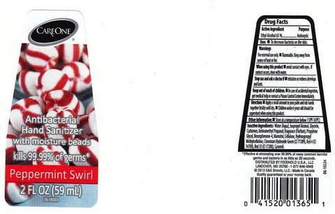 CARE ONEPEPPERMINT SWIRL packaging