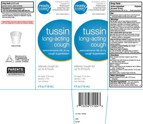 Tussin Long Acting CoughREADYINCASE 포장