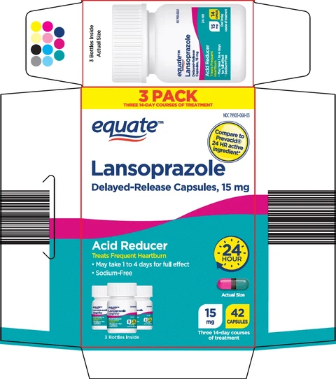 equate lansoprazole packaging