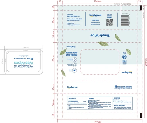 48 Wipes Label