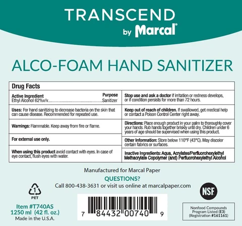 Transcend Alco-Foam Hand Sanitizer 포장