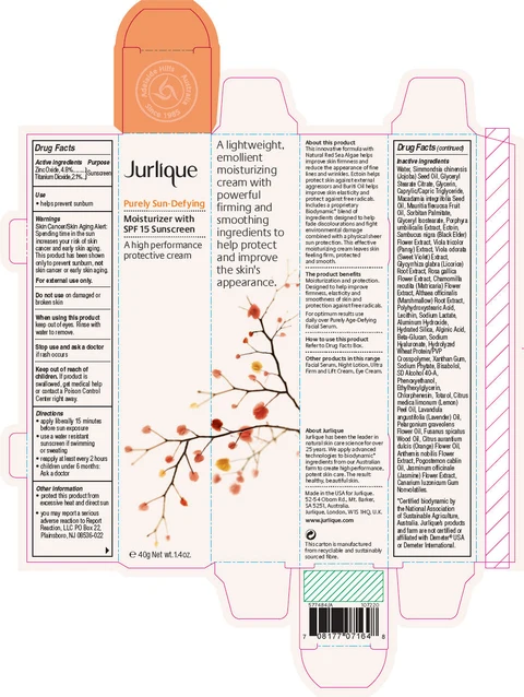 Jurlique Purely Sun-Defying Moisturizer with SPF 15 Sunscreen packaging