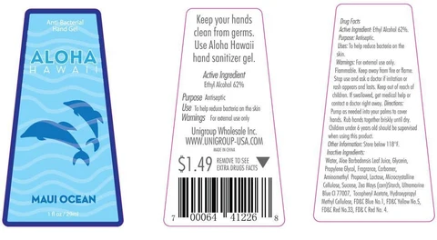 Anti-Bacterial Hand Gel 포장