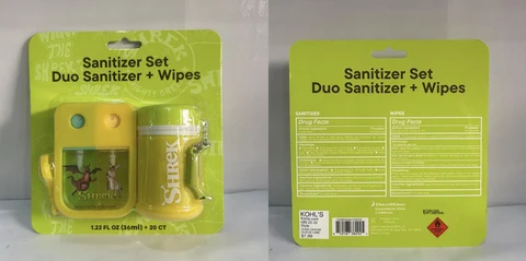Sherk Hand Sanitizer Green Apple And Watermelon 포장