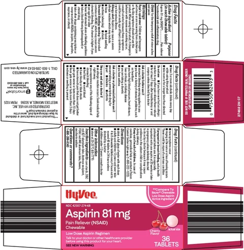 Aspirin 포장