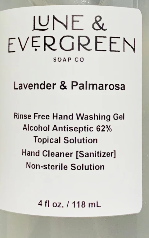 Rinse Free Hand Cleanser packaging