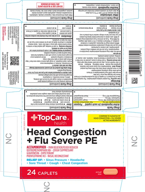 Head Congestion plus Flu Severe PE packaging