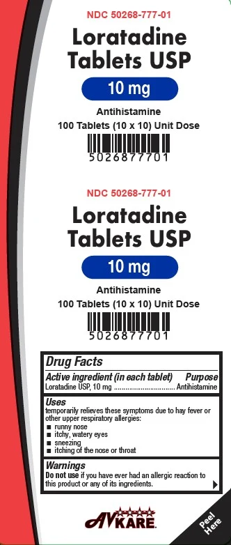 Loratadine packaging