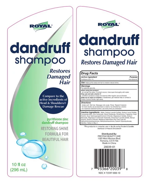 Royal Dandruff packaging