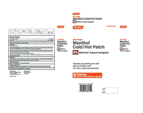 Rugby Menthol Hot Cold Patch 포장