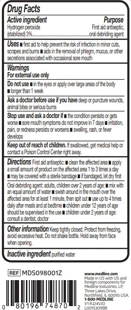Package back label