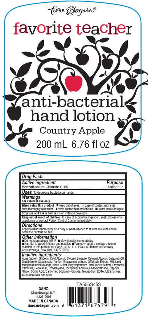 Principal Display Panel - 200 mL Country Apple Bottle Label