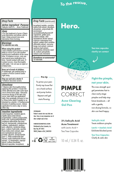 Hero Cosmetics Pimple Correct Salicylic Acid Acne Treatment 포장