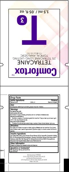 Comfortox Tetracaine 포장