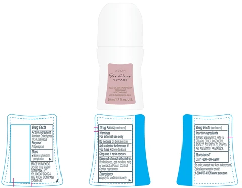 AVON Far Away VoyageRoll-On Anti-Perspirant Deodorant 포장