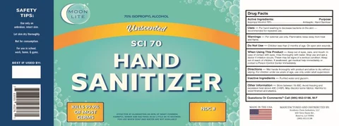 SCI 70 Hand Sanitizer 포장