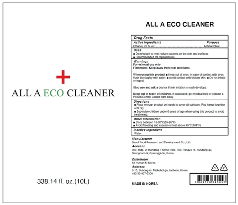 ALL A ECO CLEANER 포장