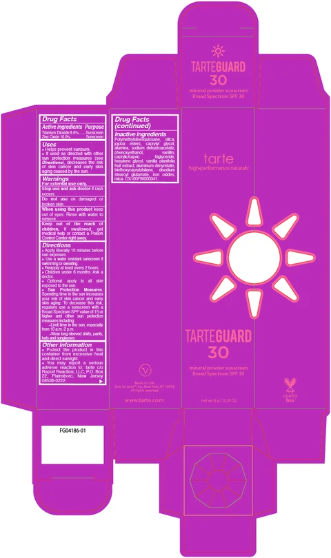Tarteguard Mineral Powder SPF 30 packaging