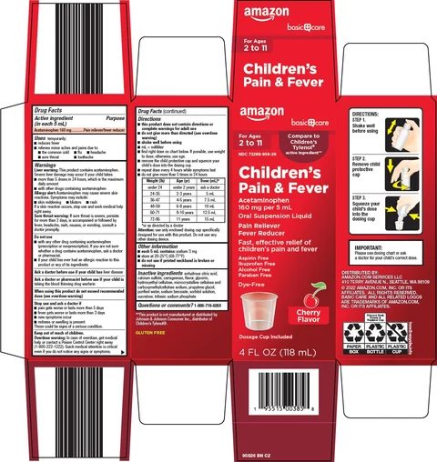 Basic Care Childrens Pain and Fever 포장